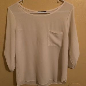 Long sleeve white shirt